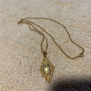 vintage Toledo Damascene pendant necklace